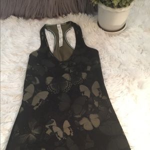 Size 2 lululemon butterfly tee back
